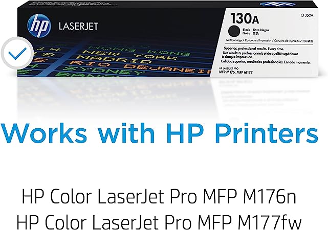 Cartucho Original De Toner Negro Hp 130a Laserjet (Cf350a)
