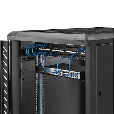 Charola Estante Fijo Voladizo Universal 1u De 19 Para Rack Armario - En Acero - 15kg - 7  De Profundidad - Negro - Startech.Com Modelo Cabshelf1u