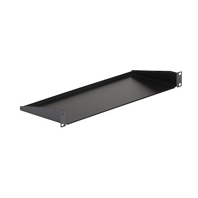 Charola Estante Fijo Voladizo Universal 1u De 19 Para Rack Armario - En Acero - 15kg - 7  De Profundidad - Negro - Startech.Com Modelo Cabshelf1u