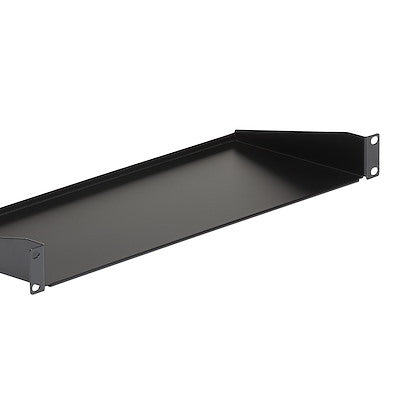 Charola Estante Fijo Voladizo Universal 1u De 19 Para Rack Armario - En Acero - 15kg - 7  De Profundidad - Negro - Startech.Com Modelo Cabshelf1u