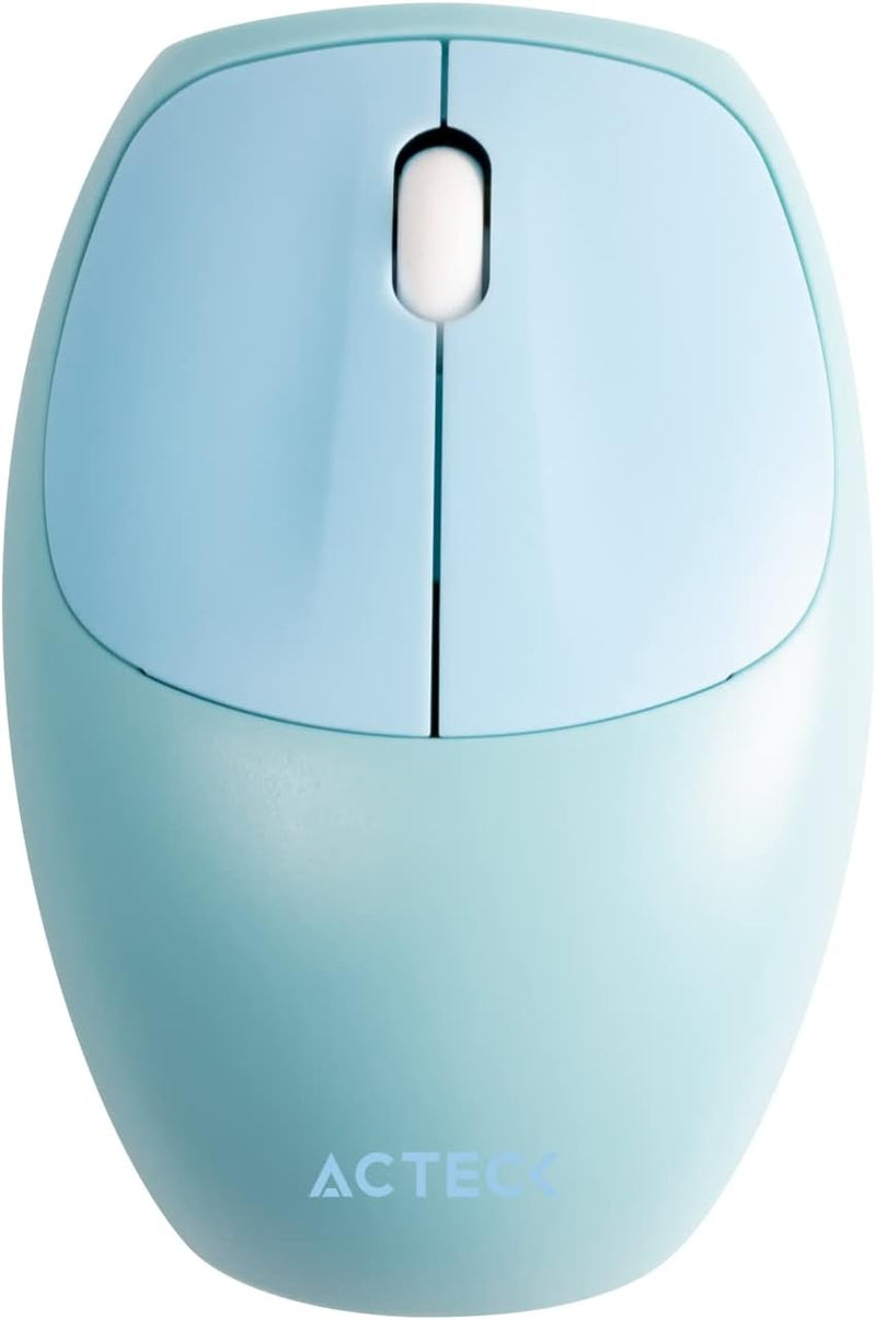 Combo Inalámbrico 2 en 1 Creator Chic Colors MK470, Teclado + Mouse 2.4Ghz Diseño Delgado + 2xBaterías AAA Incluidas Azul Advanced Series