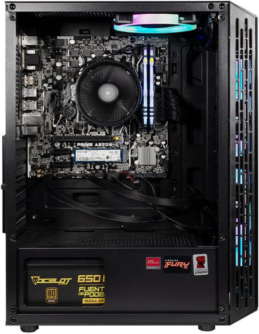 Computadora Gamer Ocelot Gaming CUBS. CPU AMD RYZEN 5 5600G 6 CORE 4.4 GHZ, 16 GB RAM DDR4, 500GB NVME Almacenamiento, WIFI, Windows de prueba