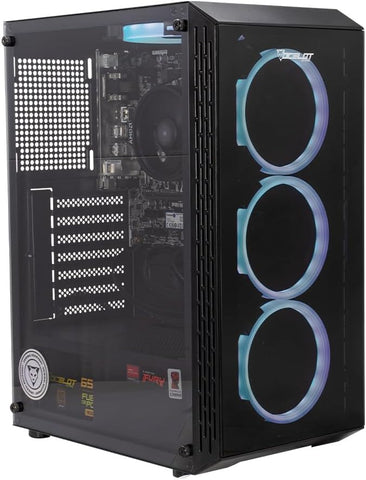 Computadora Gamer Ocelot Gaming CUBS. CPU AMD RYZEN 5 5600G 6 CORE 4.4 GHZ, 16 GB RAM DDR4, 500GB NVME Almacenamiento, WIFI, Windows de prueba