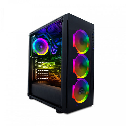 Computadora Gamer Yeyian Katana-X02 Intel 10700Kf, Ram 16Gbm, Ssd 1Tb, Rtx3070, Fuente 650W, Wi-Fi, Windows 10