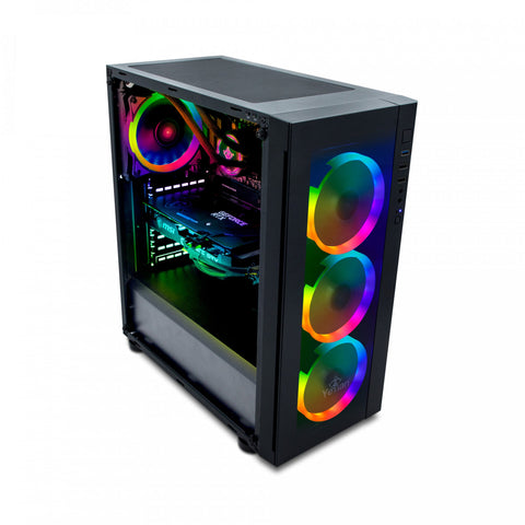 Computadora Gamer Yeyian Katana-X02 Intel 10700Kf, Ram 16Gbm, Ssd 1Tb, Rtx3070, Fuente 650W, Wi-Fi, Windows 10