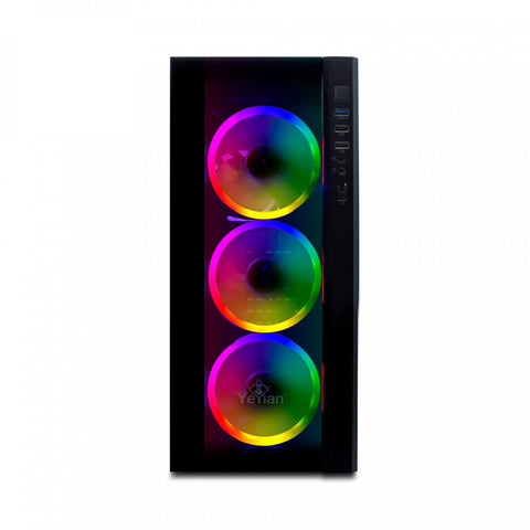 Computadora Gamer Yeyian Katana-X02 Intel 10700Kf, Ram 16Gbm, Ssd 1Tb, Rtx3070, Fuente 650W, Wi-Fi, Windows 10