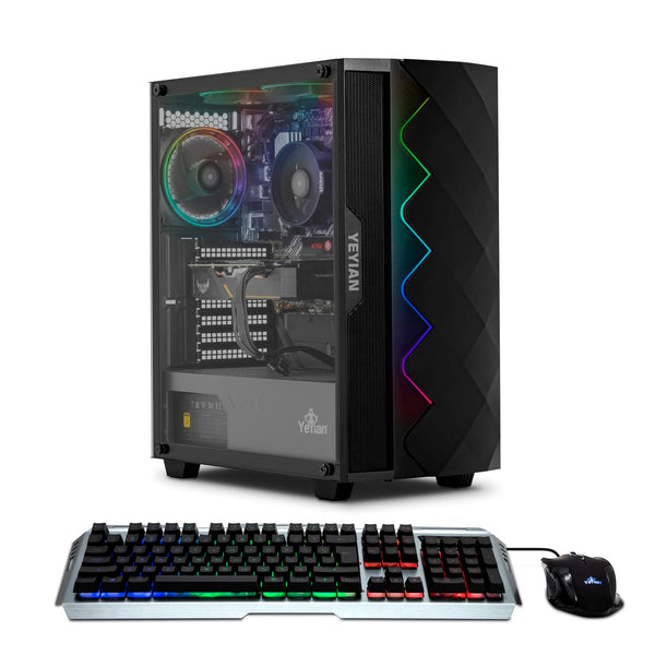 Computadora Gamer Yeyian Ypb-Sho-R02 Ryzen 5, Ram 8Gb Ddr 4, T. de Video Geforce Rtx 3050, Windows 10