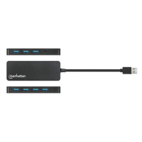 Concentrador Hub 7 Puertos Usb V3.2 Manhattan 5gbps 168403