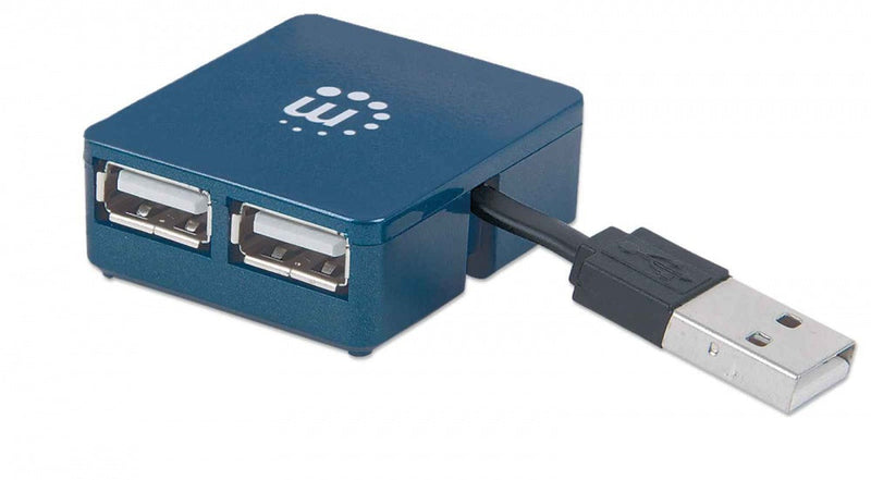 Concentrador Hub Manhattan Usb V2.0 4 Puertos Micro 160605