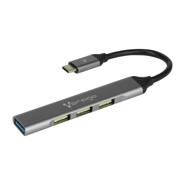 Concentrador Hub Vorago Tipo C 4 Puertos Usb (1X3.0/3X2.0) Slim Hu-200