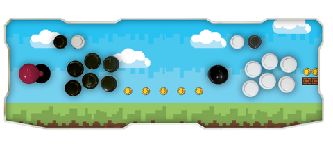 Consola Arcade Necnon 2 Jugadores 8800 Juegos Retroiluminado Nbca88ow16