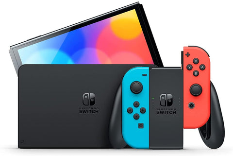 Consola Nintendo Switch Oled Neon Standard Edition Hegskabaa