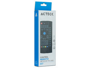 Control Acteck Air Mouse Con Teclado Qwerty Android Negro Ex7 Ac-927000