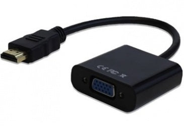 Convertidor Brobotix Hdmi Macho A Vga Hembra, Negro