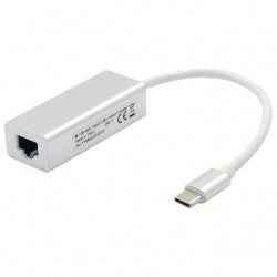 Convertidor Brobotix Usb-C Macho A Rj45 Hembra, Gigabit, Blanco
