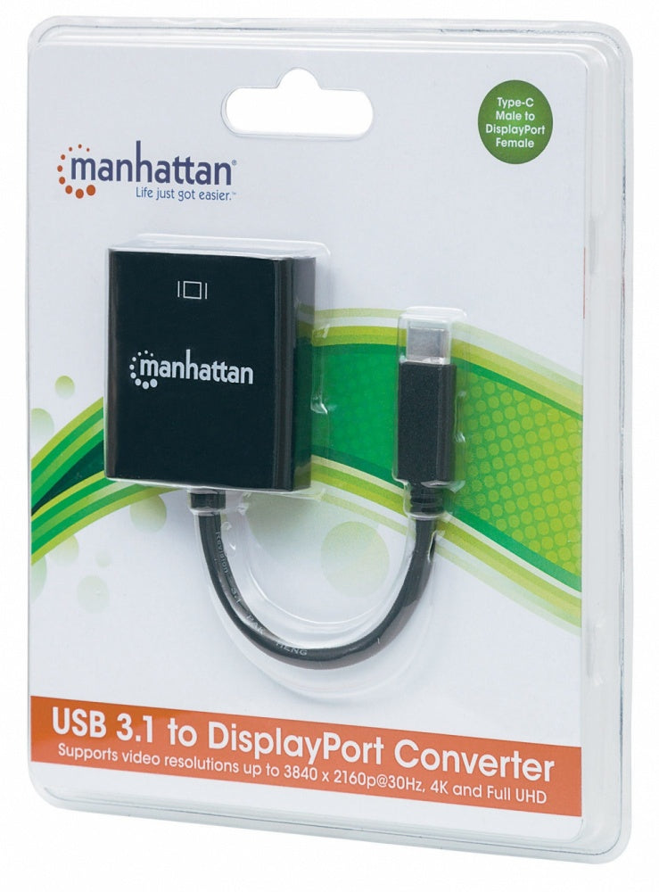 Convertidor Manhattan De Video Usb-C A Displayport Hembra 152020