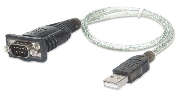 Convertidor Manhattan Usb 1.1 A Serial Db9m Rs232 45cm 205146