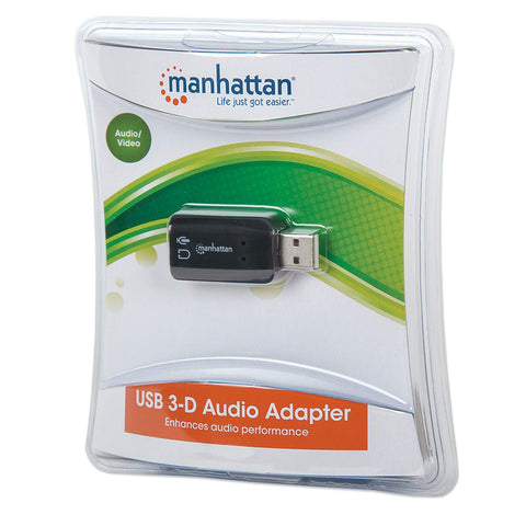 Convertidor Manhattan Usb 2.0 A Tarjeta Sonido 5.1 150859