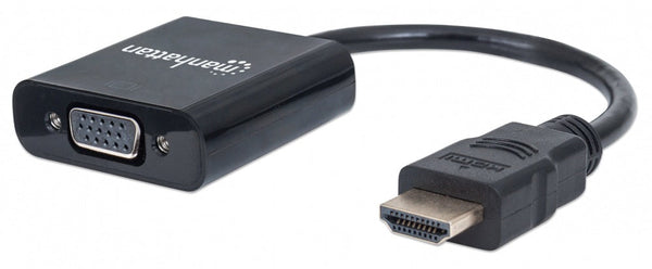 Convertidor Manhattan Video Hdmi A Svga, Negro 151436