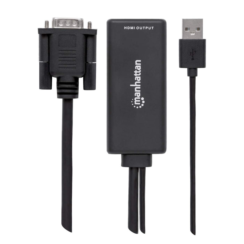 Convertidor Manhattan Video Vga+Audio Usb A Hdmi 152426