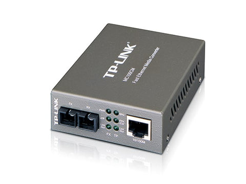 Convertidor Multimedia Multi-Modo, 1 Puerto Rj45 10/100 Mbps, Conector De Fibra Sc, Hasta 2 Km