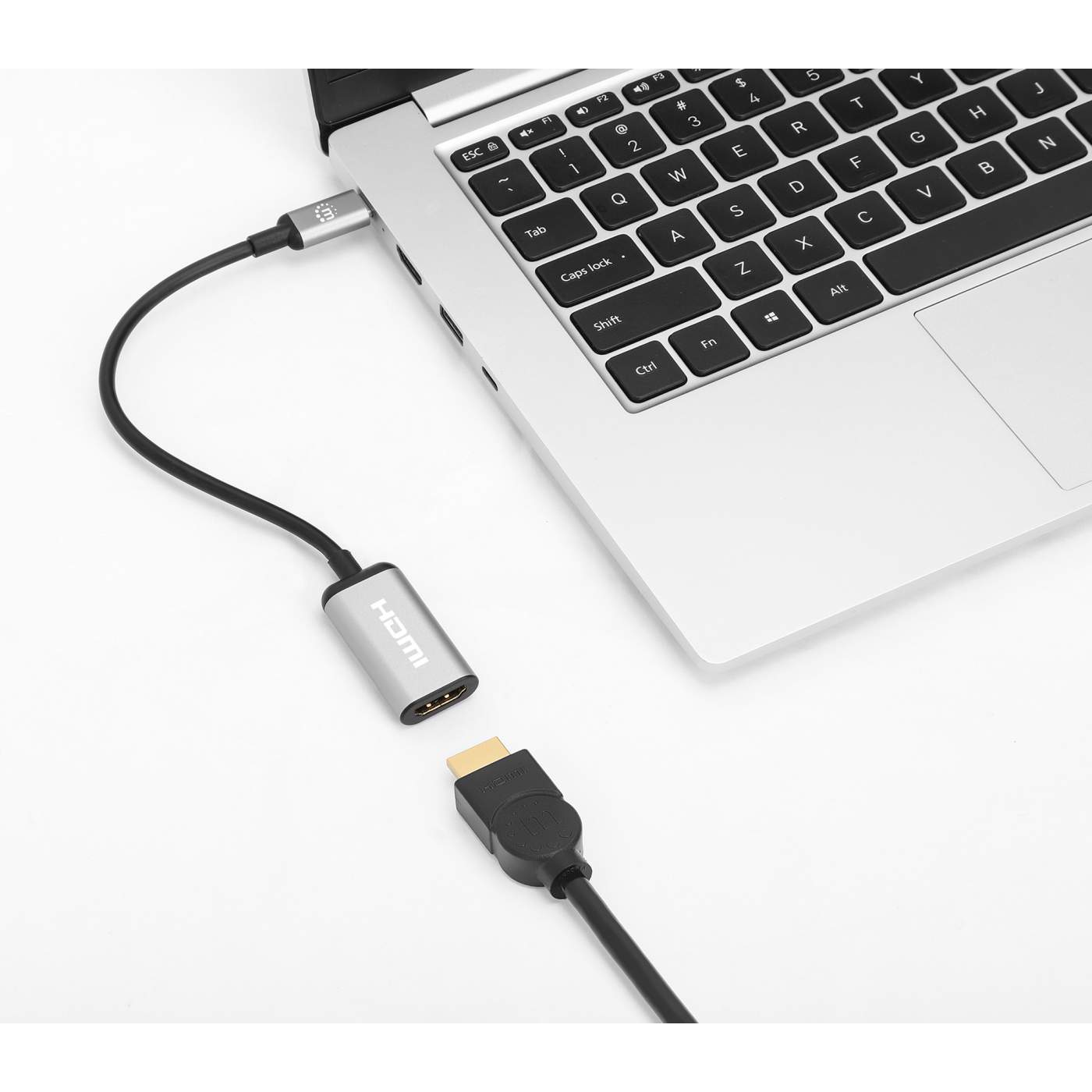 Convertidor Usb C A Hdmi H 4k@60hz 15cm Manhattan 153706