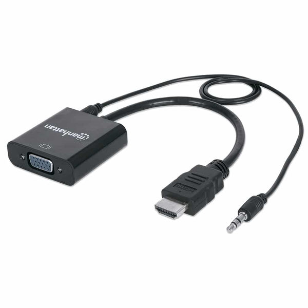 Convertidor Video Manhattan Hdmi A Svga+Audio 151559