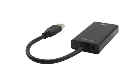 Convertidor Vorago Usb 2.0/3.0 A Hdmi (Fhd-Usb 3.0) Audio 3.5 Adp-204