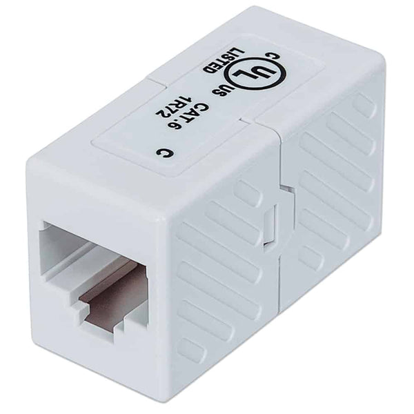 Cople Rj45-Rj45 Cat6 Intellinet Modular Hembra A Hembra Blanco 504751