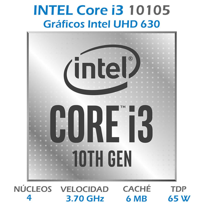 Cpu Intel Core I3 10105 3.7ghz 6mb 65w Soc1200 10th Gen Bx8070110105