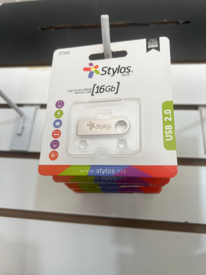 Paquete de 20 Memorias USB STYLOS de 16GB