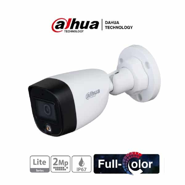 Dahua camara bala f.c. 2mp, lente 2.8 (dh-hac-hfw1209cn-led-0280b)