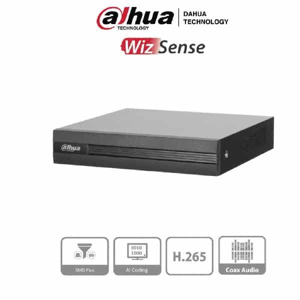 Dahua Dvr De 8 Canales De 5 Mp Lite, Wizsense(Dh-Xvr1b08h-I)