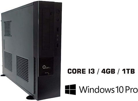 Desktop Qian Slim Bao Qcs190002 Core I3, 4gb, 1tb, Win10 Pro, Kit T/M