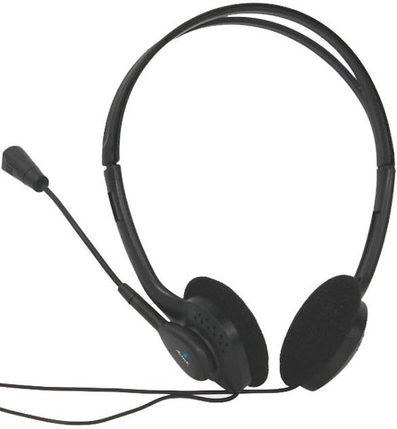 Diadema Acteck Basic Hi-Fi Con Microfono Am-370 Negro Muaa-005