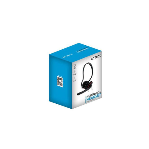 Diadema Acteck Estereo 2.0 Alambrico 3.5 Dual Discover Hj220 Ac-929110