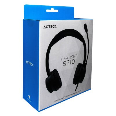 Diadema Acteck Estereo 2.0 Alambrico Usb Ajus Discover HU230 AC-932233