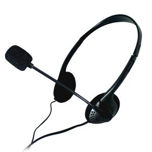 Diadema Alambrica Ghia Con Microfono, Control De Volumen Y Conector 3.5mm Audifono Y Microfono, Sonido Envolvente, Controlador De Volumen, Color Negro