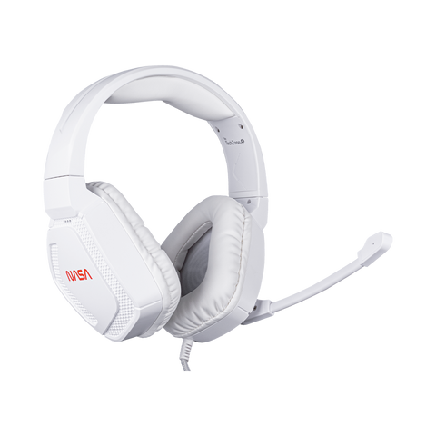 Diadema Alambrica Nasa By Techzone Ns-Hsg01 Rgb Blanca