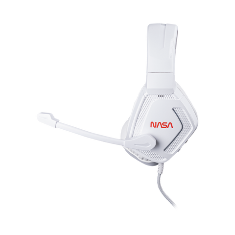Diadema Alambrica Nasa By Techzone Ns-Hsg01 Rgb Blanca