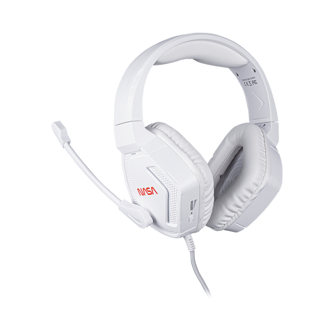 Diadema Alambrica Nasa By Techzone Ns-Hsg01 Rgb Blanca