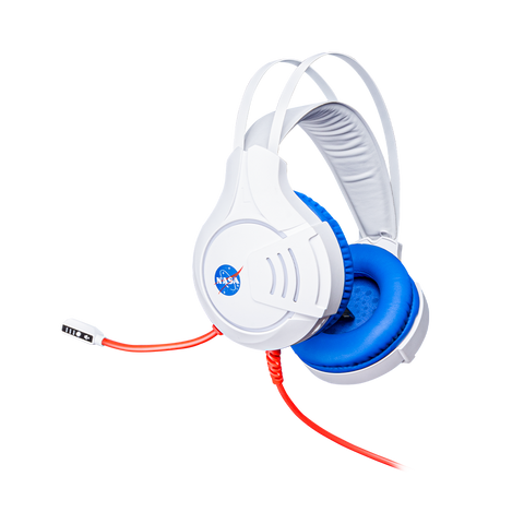 Diadema Alambrica Nasa By Techzone Ns-Hsg03 Rgb Blanca