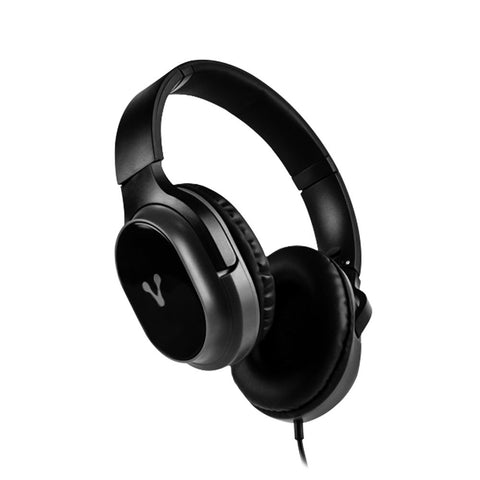 Diadema Alta Fidelidad Con Mic Vorago Hp-301 (Un Solo Jack 3.5) Negra