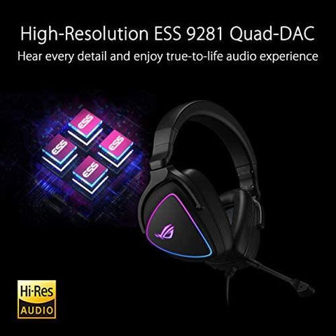 Diadema Asus Rog Delta S Con Microfono Con Cancelacion De Ruido Ai