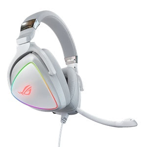 Diadema Asus Rog Delta White Gaming, Usb-C, Rgb, Quad-Dac