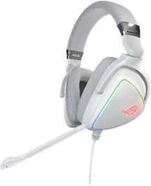 Diadema Asus Rog Delta White Gaming, Usb-C, Rgb, Quad-Dac
