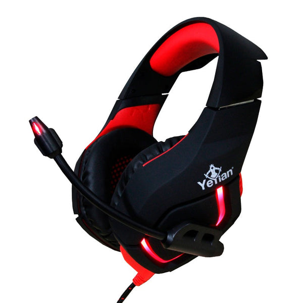 Diadema Gamer Yeyian Ydw-33402 Wicked S3000 Negro Color Rojo- Usb Con Micro