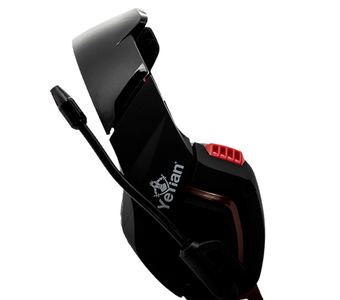 Diadema Gamer Yeyian Ydw-33402 Wicked S3000 Negro Color Rojo- Usb Con Micro