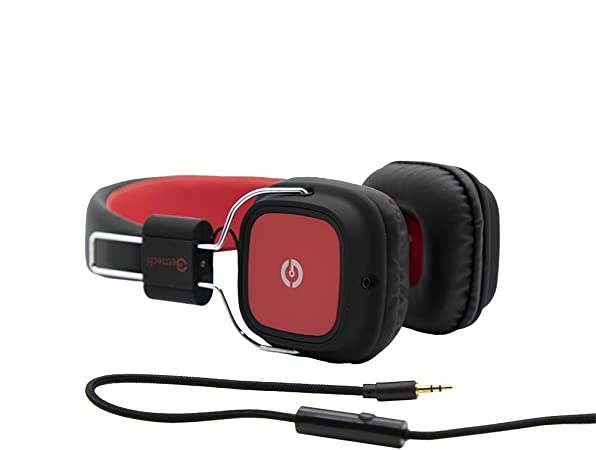 Diadema Headset Getttech Gh-3500r Reveal 3.5mm, C Mic, Rojo