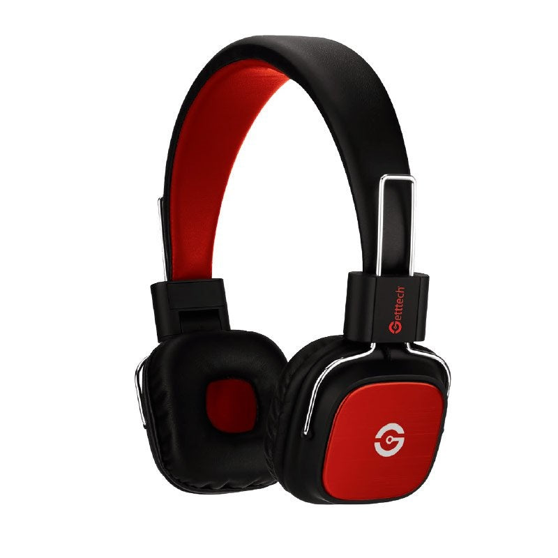 Diadema Headset Getttech Gh-3500r Reveal 3.5mm, C Mic, Rojo